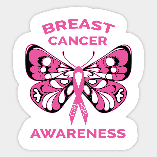 breast cancer stickers Deedee biker nude